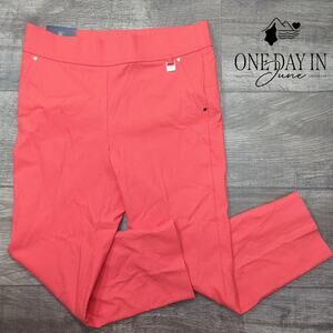 Rafaella Textured Cropped Pants Size 10